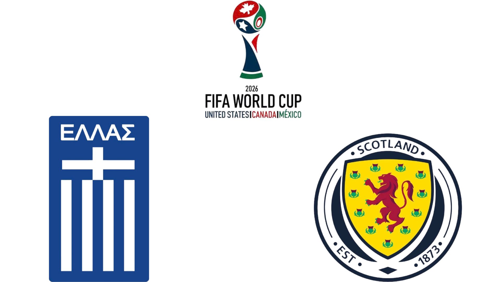 Greece vs Scotland in the 2026 World Cup qualifiers. Graphics: Van An