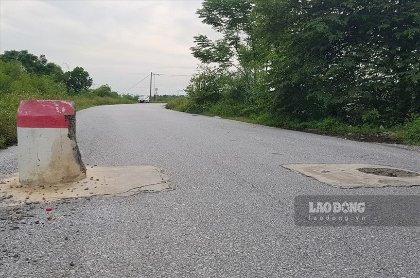 Du an cung co, nang cap tuyen de Ta Hoang Long, cong tac nghiem thu, ban giao cong trinh bi cham hon 2 nam. Anh: Nguyen Truong
