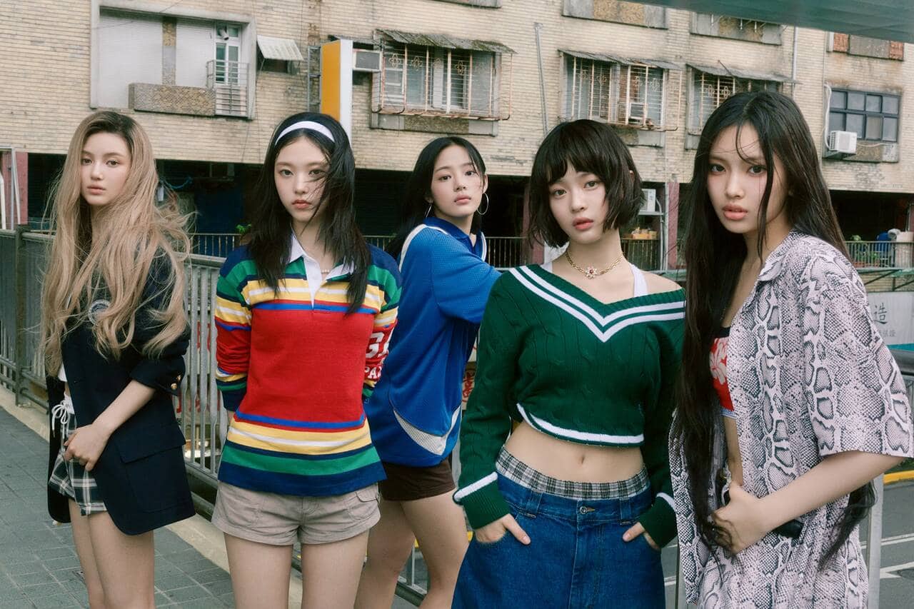 ガールズグループNewJeans。写真：アルバム「ハウ・スウィート」