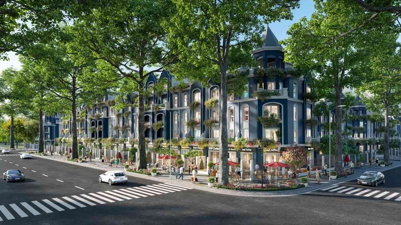 Perspective of Eurowindow Central Avenue urban area in Vinh Phu ward, Nghe An province. Graphics: Ngoc Anh