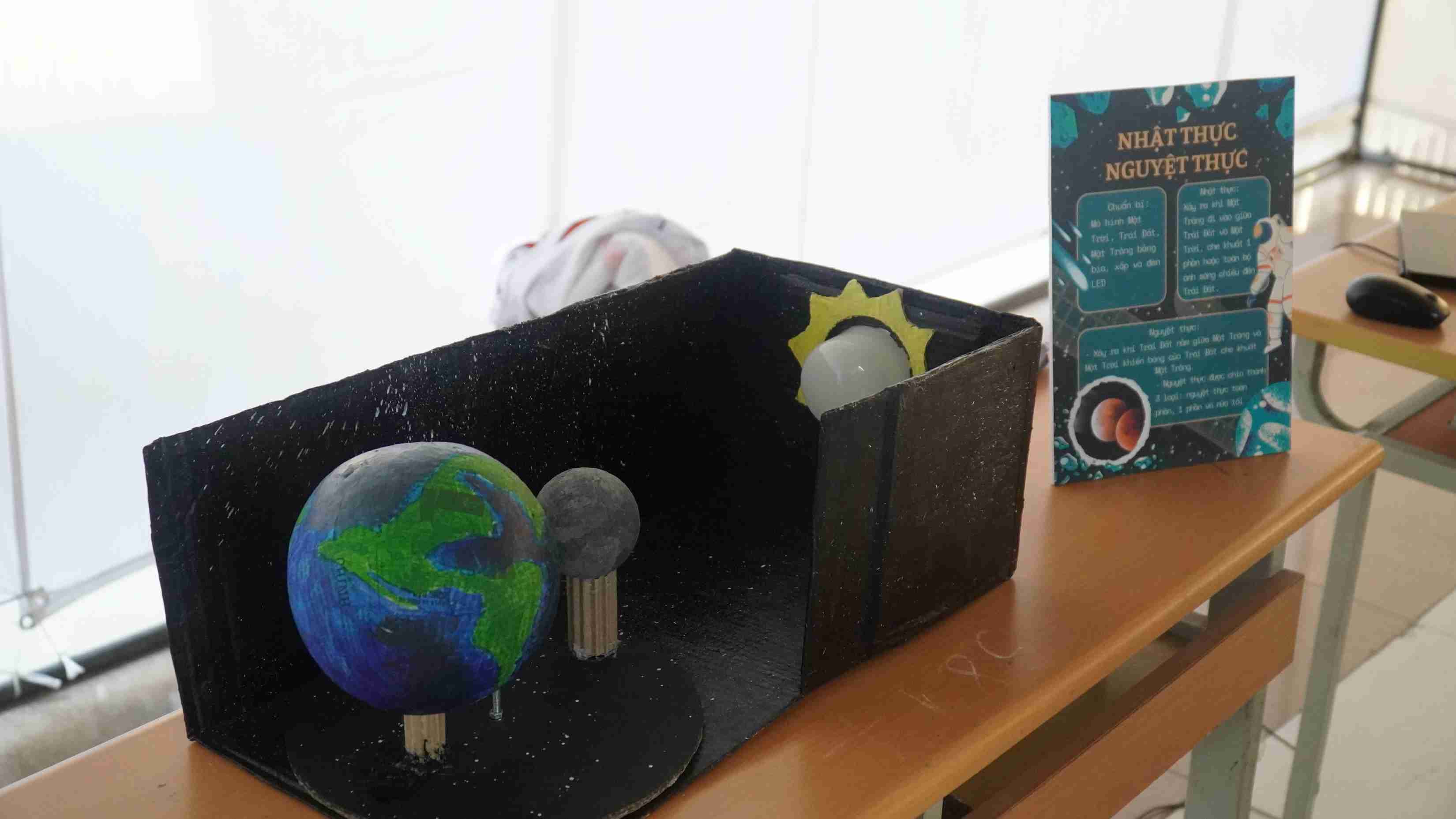 Thi nghiem Nhat thuc - nguyet thuc. Anh: Minh Vu