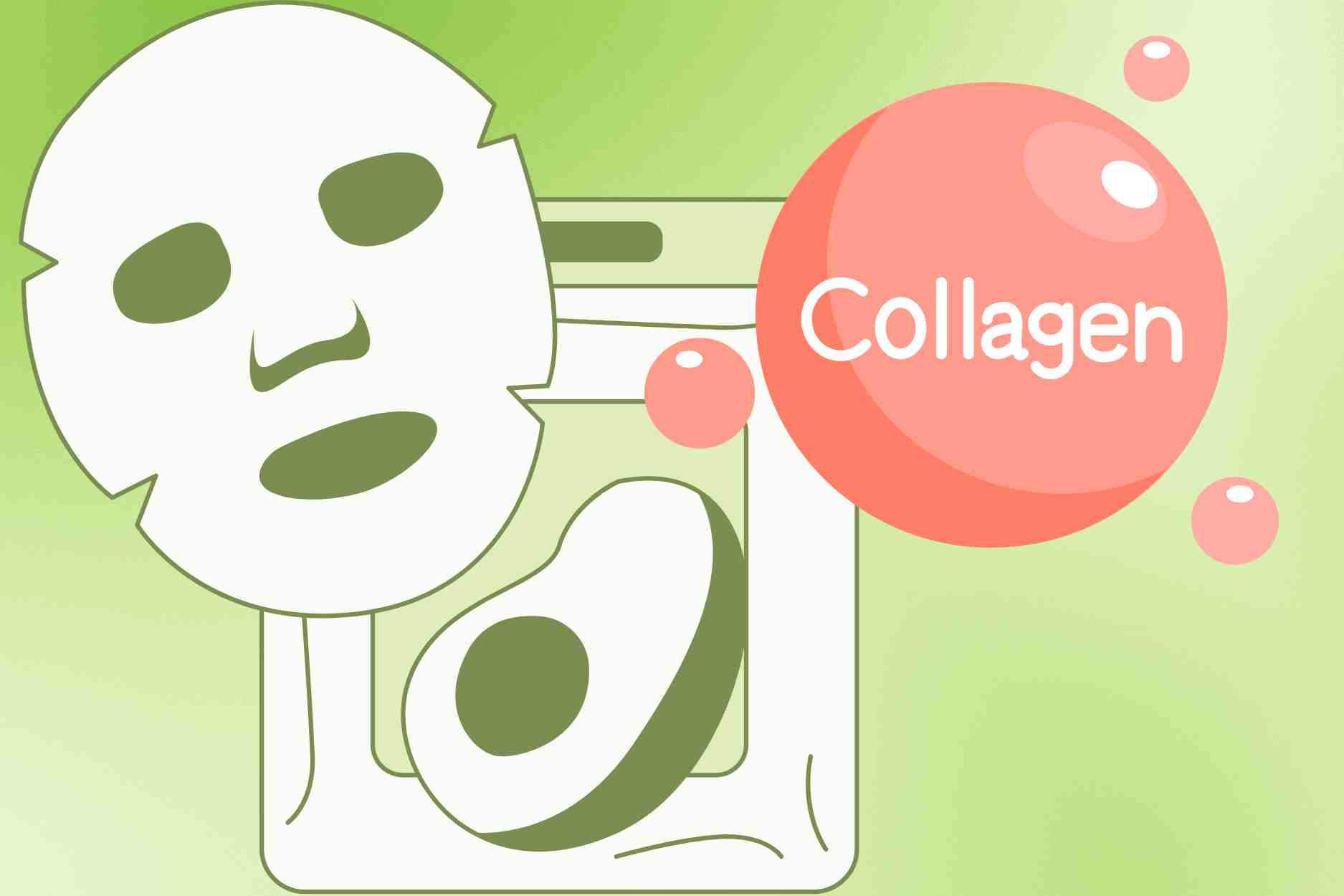 How to make avocado and egg whites mask to increase collagen, reduce aging