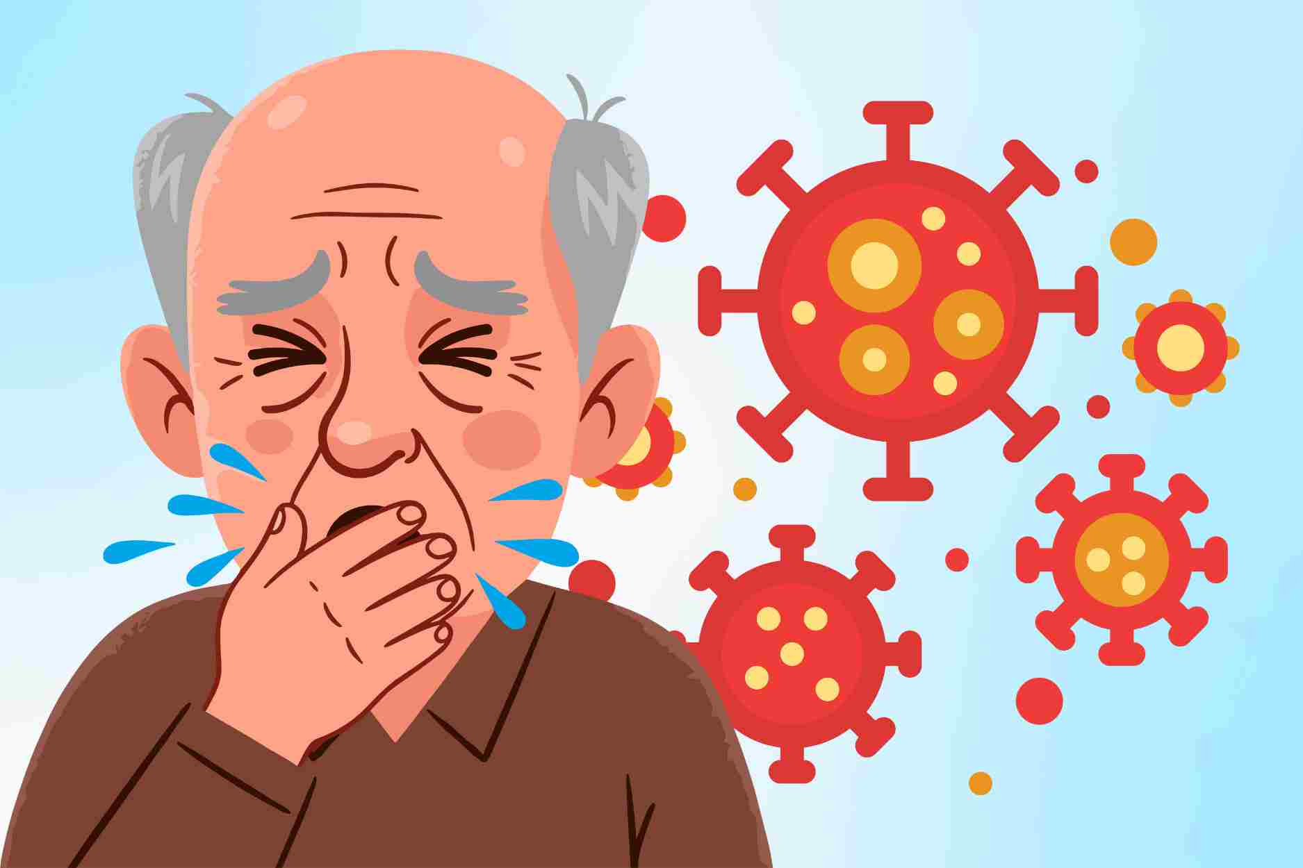 Severe complications of seasonal flu in the elderly