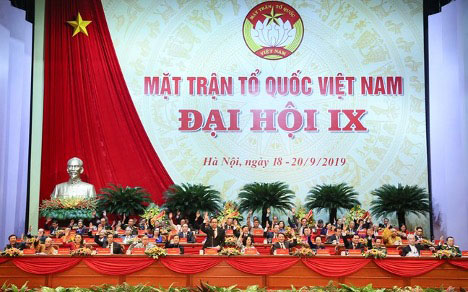 Dai hoi Mat tran To quoc Viet Nam lan thu IX (Nhiem ky 2019 - 2024).