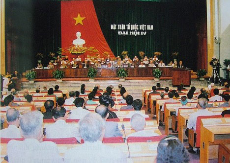 Dai hoi Mat tran To quoc Viet Nam lan thu IV (Nhiem ky 1994 - 1999).