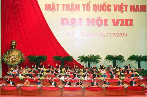 Dai hoi Mat tran To quoc Viet Nam lan thu VIII (Nhiem ky 2014 - 2019).