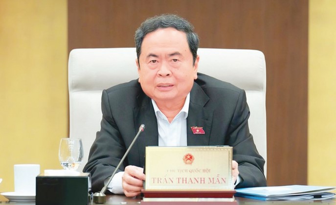 Miembro del Buro Politico Presidente de la Asamblea Nacional Tran Thanh Man. Foto: Quochoi.vn