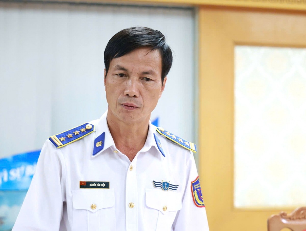 Dai ta Nguyen Van Thien - Cuc truong Cuc Nghiep vu va Phap luat. Anh: Duc Tinh 