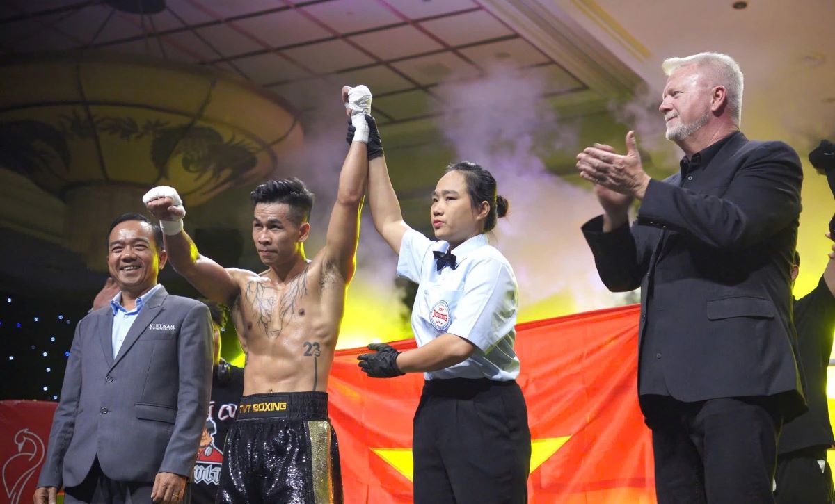 쩐 반 타오는 경력에서 또 다른 기억에 남는 승리를 거두었습니다. 사진: 퐁 레