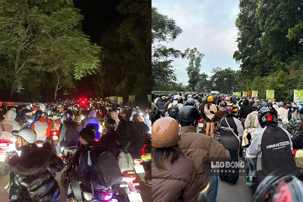 Loi qua cong kiem soat ve un tac tu 5h den 10h sang Chu nhat 16.11. Anh: Duc Hoang