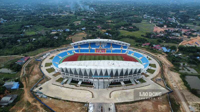 Proyecto del estadio de la provincia de Thai Nguyen. Foto: Viet Bac