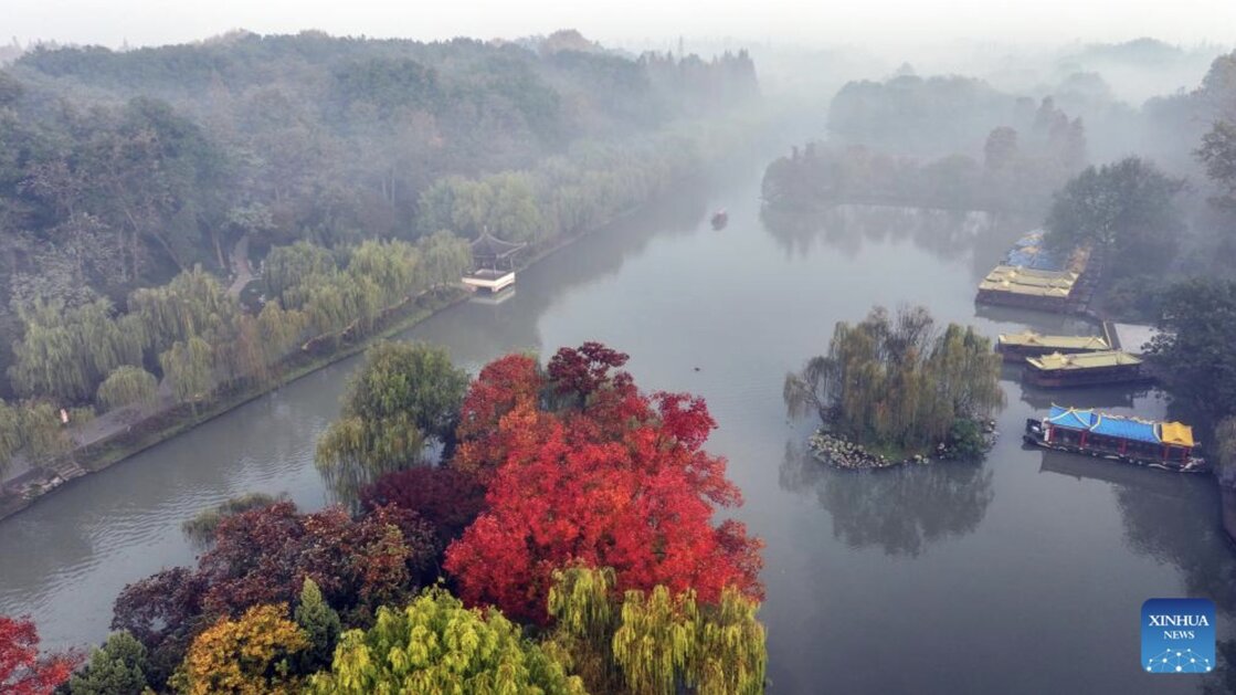 Du bao khong khi lanh dat dinh diem ngay 19.11. Anh: Xinhua