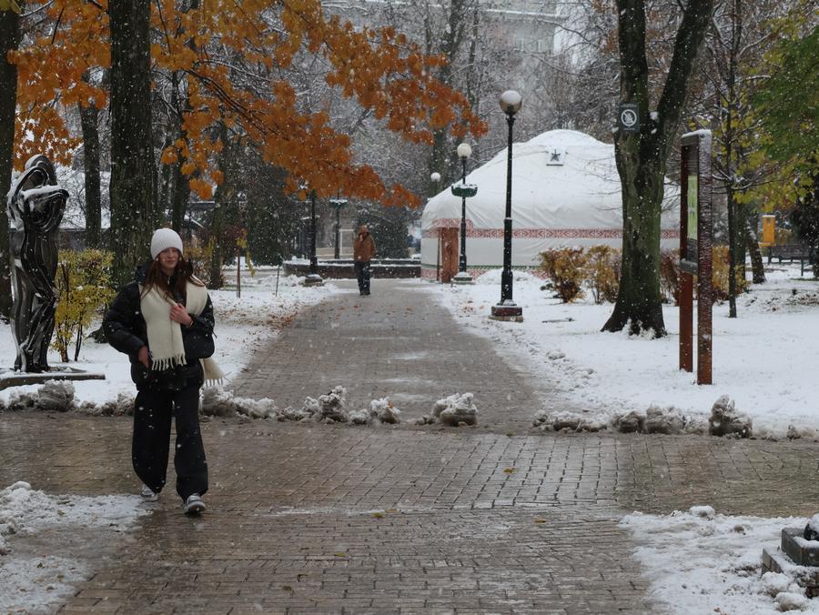 snowfall in the capital Kiev (Ukraine), November 2024. Photo: Xinhua