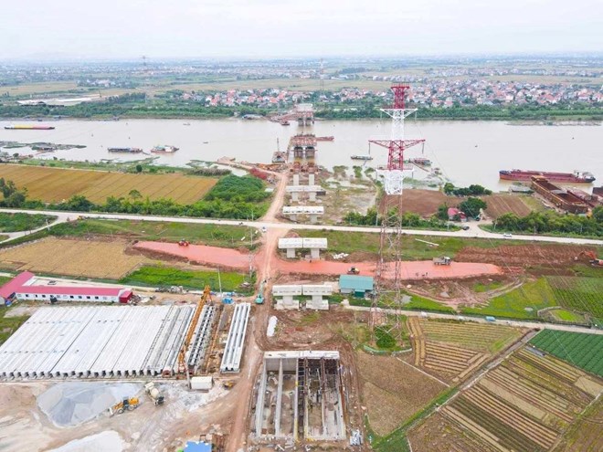 Hiện trạng dự án cầu 2.200 tỉ đồng nối Bắc Ninh - Hải Phòng