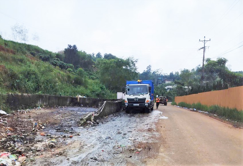 Cong tac thu gom, xu ly rac duoc tinh Lam Dong quan tam, chu trong nhung van con do nhieu kho khan, bat cap. Anh: Phuc Khanh