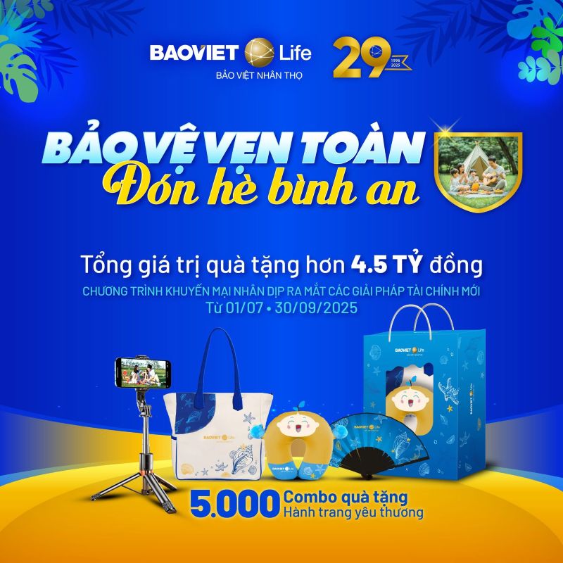 Bao Viet Nhan tho trien khai cac hoat dong noi bat ca ve san pham va chuong trinh khuyen mai. Anh: Bao Viet