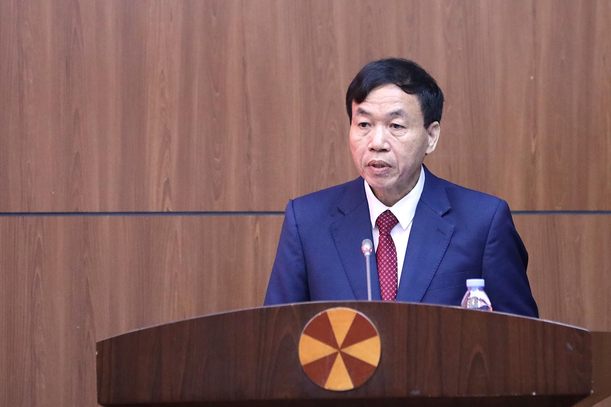 Mr. Le Van Luong - Chairman of Lai Chau Provincial People's Committee was appointed to hold the position of Deputy Secretary of Dien Bien Provincial Party Committee. Photo: Van Thanh Chuong