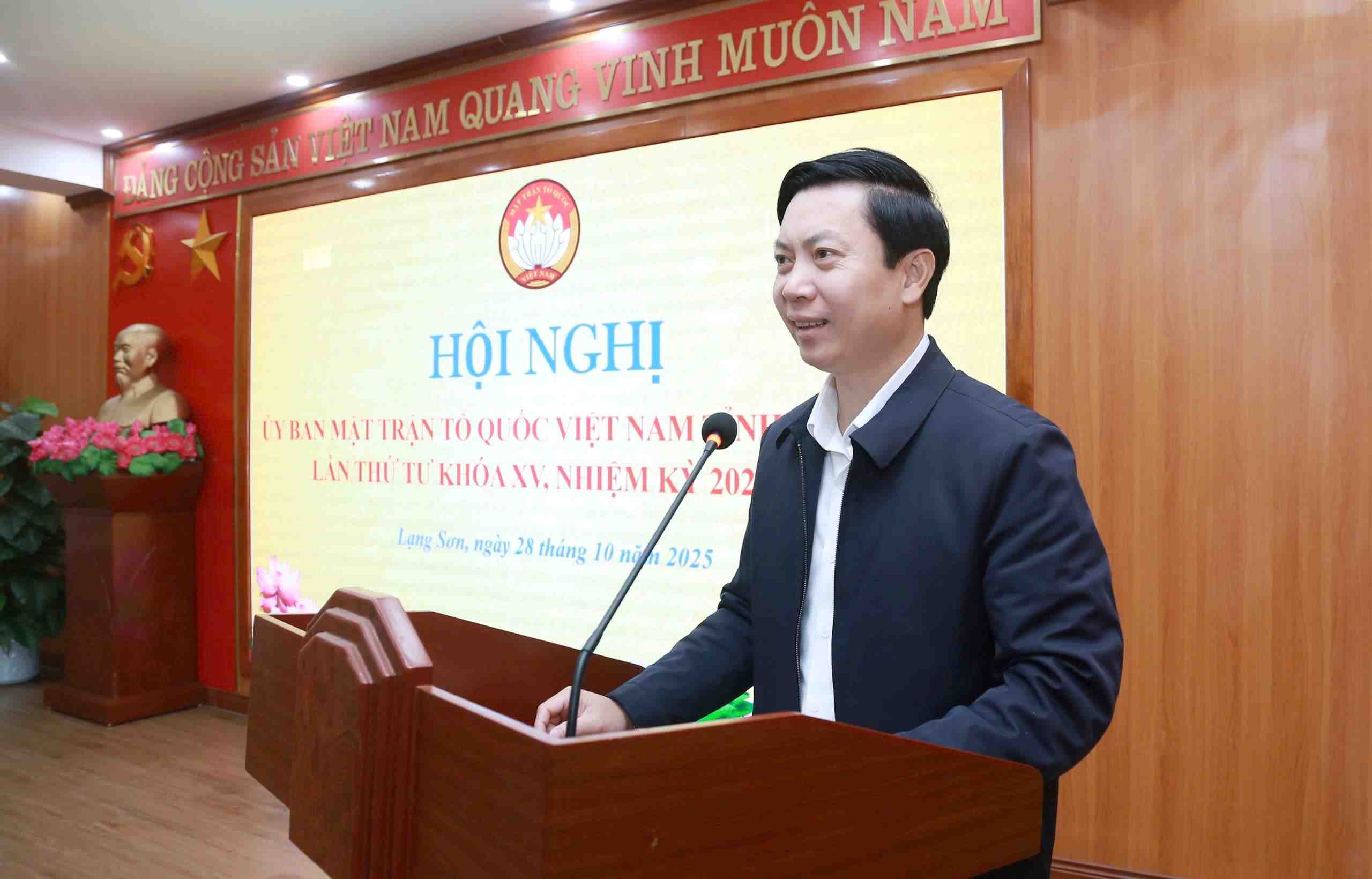 Sr. Nguyen Hoang Tung - Miembro del Comite Permanente del Comite del Partido Provincial del Partido de la Patria de Vietnam provincia de Lang Son. Foto: Khanh Linh