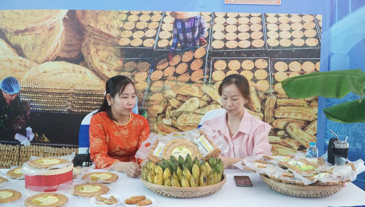 Khoi nghiep tu nhung san pham cay chuoi Ca Mau.Anh: Nhat Ho