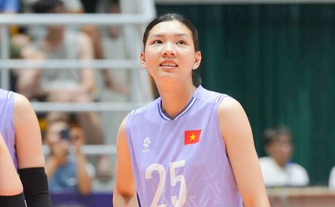 Joueuse de volleyball Bich Thuy. Photo : VFV