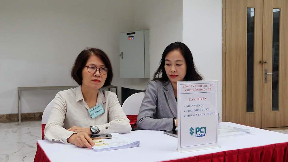 Hanoi businesses are looking for welders and mechanical engineers. Photo: My Linh