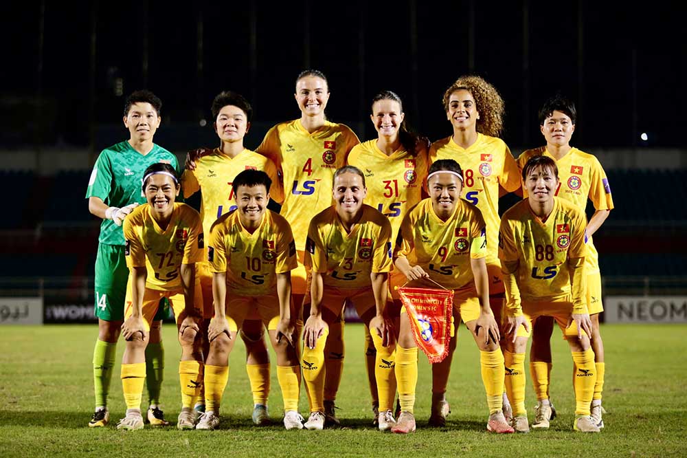 Toi 16.11, cau lac bo nu TPHCM cham tran Lion City Sailors (Singapore), o tran dau thuoc khuon kho luot thu 2 cua bang A Cup C1 nu chau A 2025-2026.