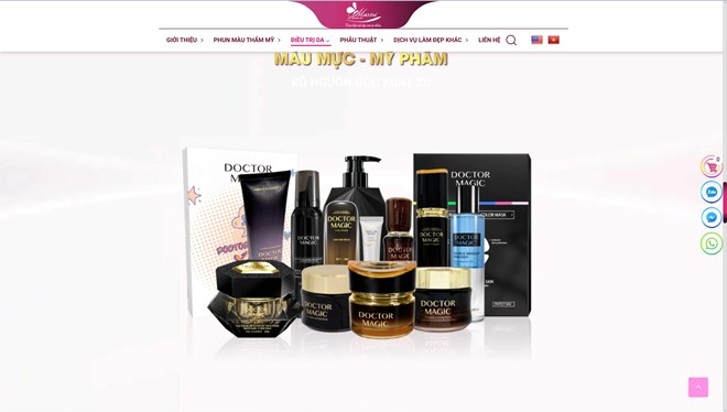 81 sản phẩm của Mailisa được Bộ Y tế cấp phiếu công bố biến mất khỏi hệ thống của thẩm mỹ viện