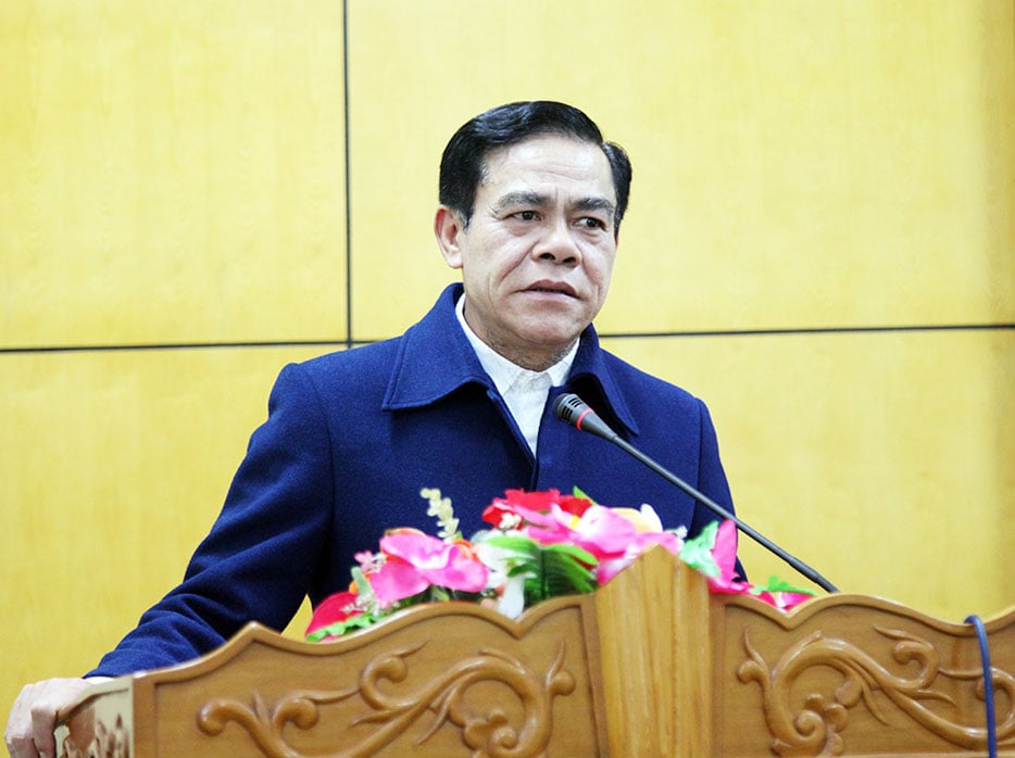 Mr. Vo Trong Hai has just been elected to hold the position of Chairman of Nghe An Provincial People's Committee for the 2021 - 2026 term. Photo: Ngoc Anh