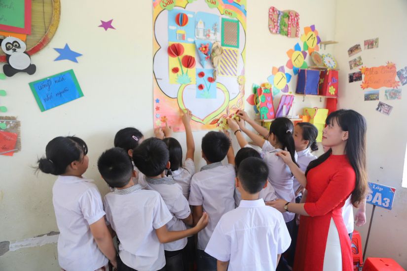 教育発展の基盤を築くために、多くの特別なメカニズムが実施されます。写真:トゥオン・ヴァン