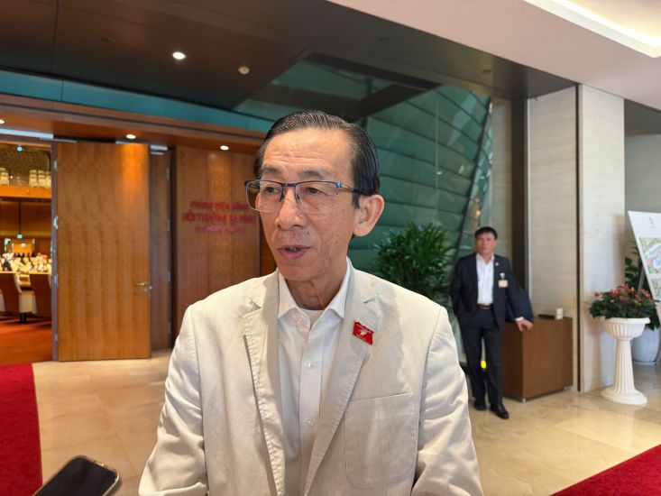 Dai bieu Tran Hoang Ngan (Doan TPHCM). Anh: Van Trang