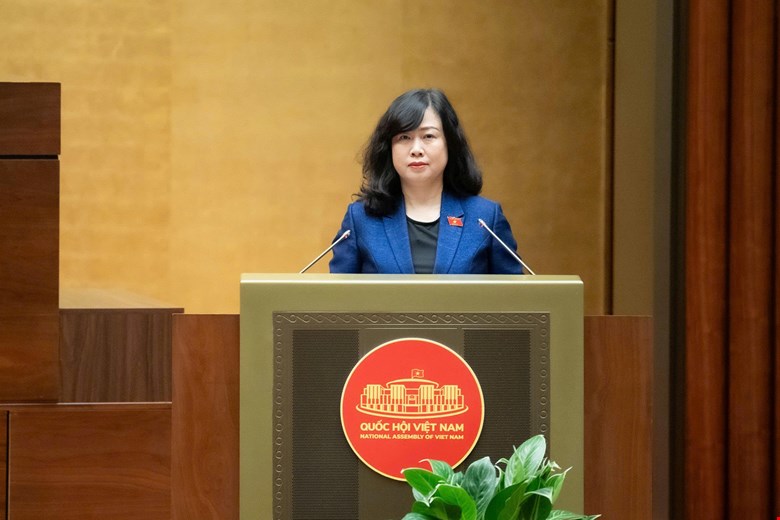 Bo truong Bo Y te Dao Hong Lan. Anh: Quochoi.vn