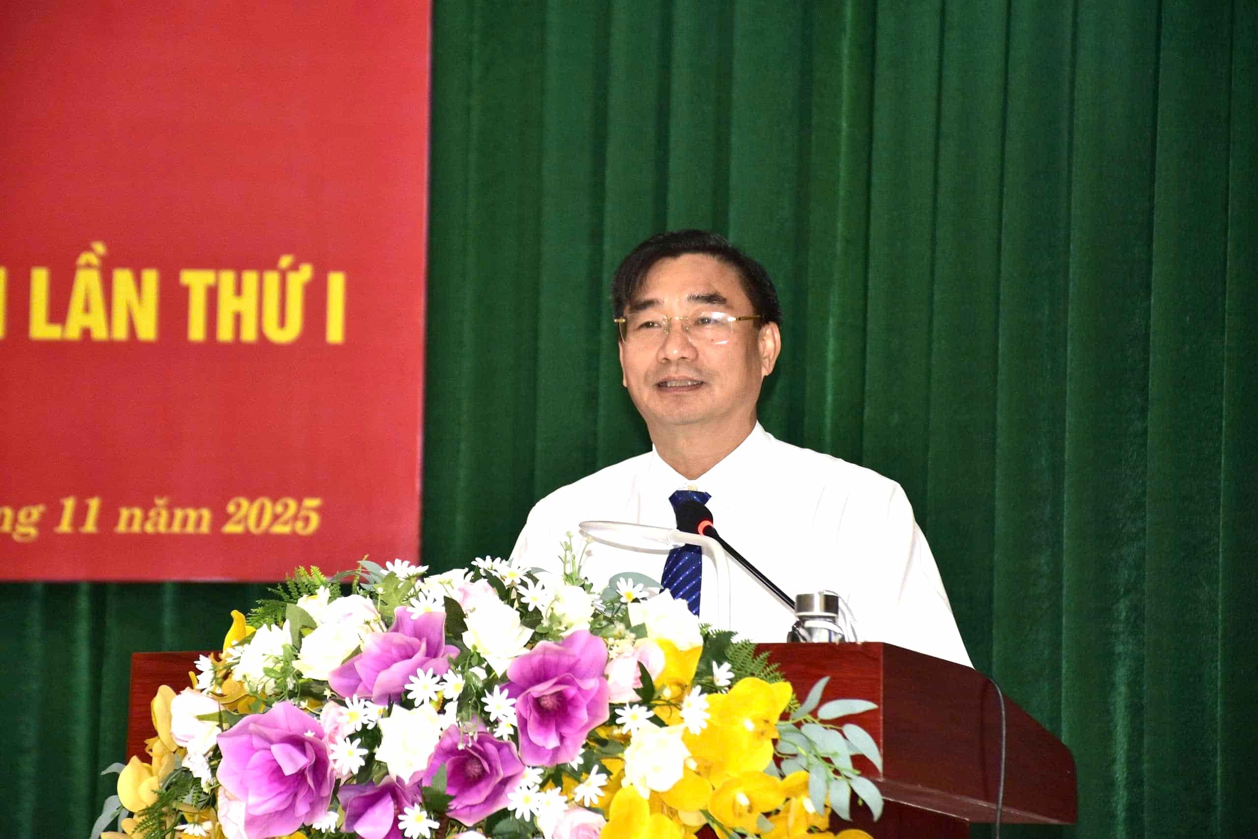 El Sr. Nguyen Chuong Phat habla en la Conferencia. Foto: Van Duc