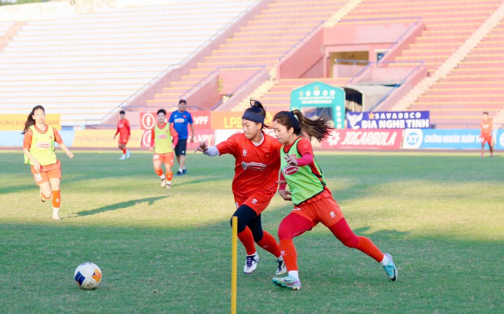 Tuyen nu Viet Nam san sang cho chuyen tap huan quan trong tai Nhat Ban. Anh: VFF