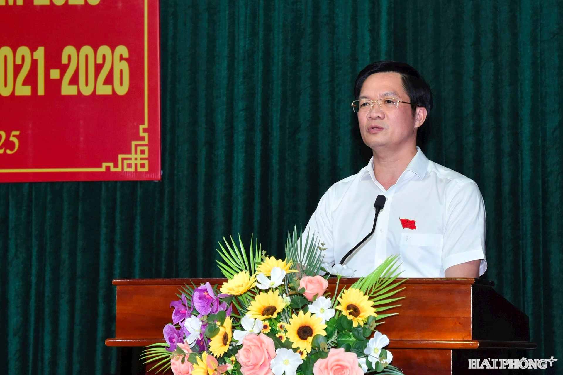 Sr. Pham Van Lap Vicesecretario del Comite del Partido de la Ciudad de Hai Phong Presidente del Comite del Partido de la Ciudad de Hai Phong. Foto: MTTQ Hai Phong