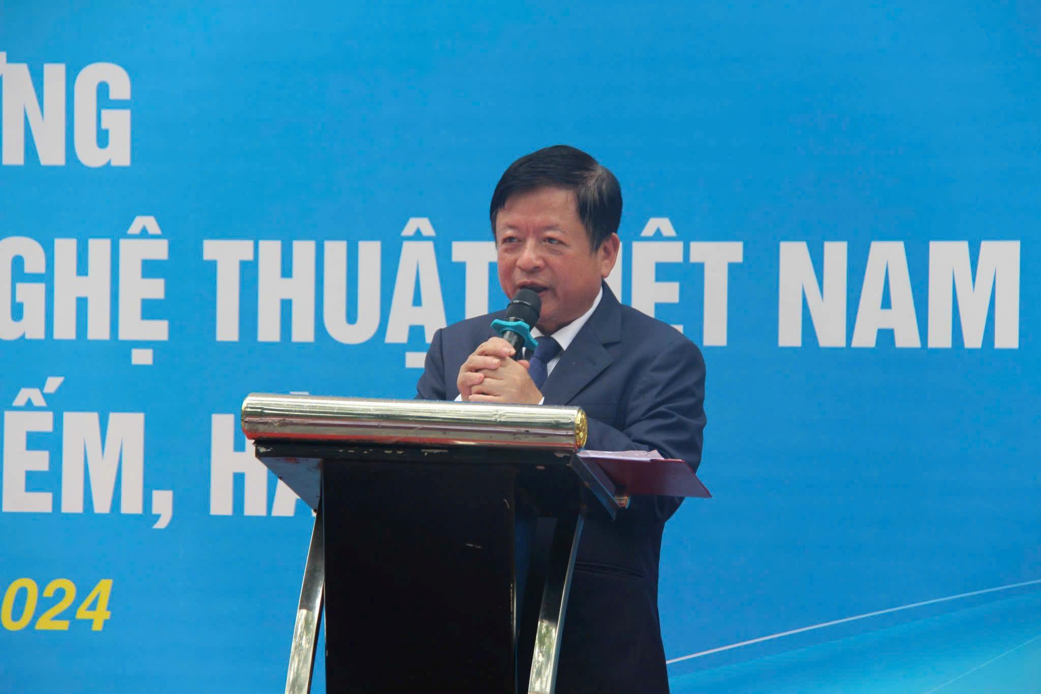 PGS.TS - Nhac si Do Hong Quan - Chu tich Lien hiep cac Hoi Van hoc Nghe thuat Viet Nam. Anh: Dinh Toan