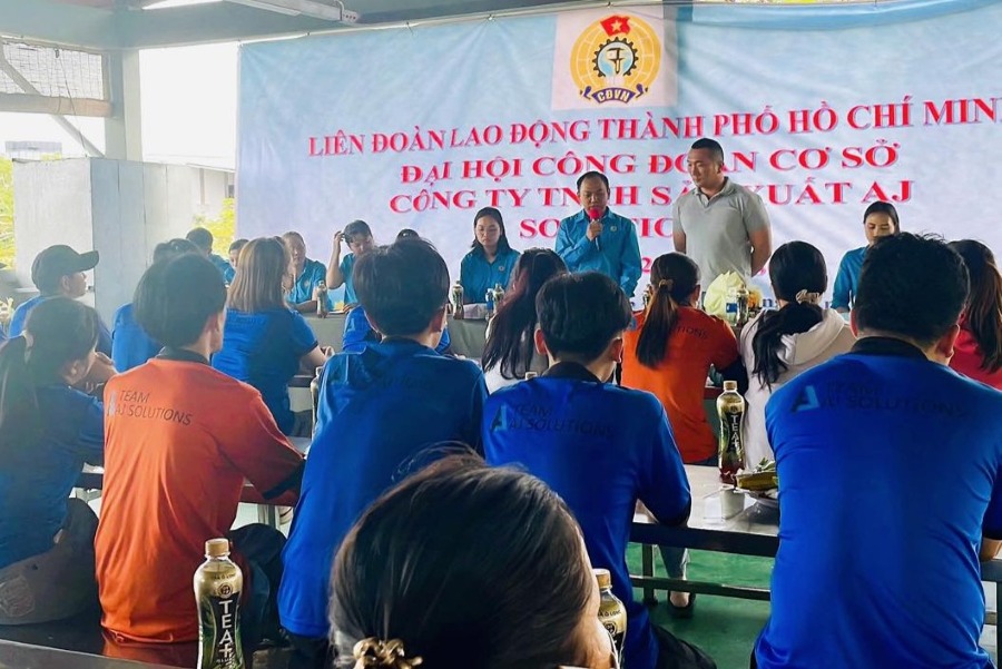 CDCS AJ Solutions con mas de 1.300 trabajadores organizo la III Asamblea General para el mandato 2025-2030 en el grupo. Foto: CDNG