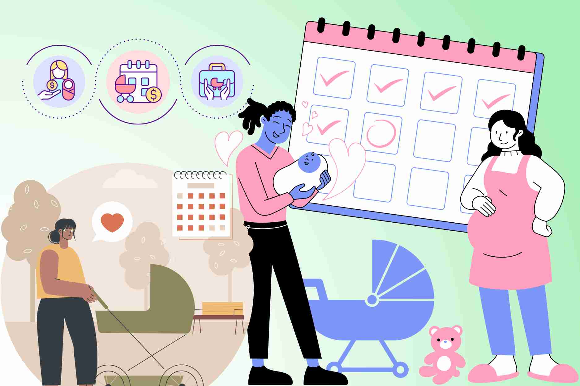 決定863に基づく女性労働者が出産した場合の産休制度の享受手続き