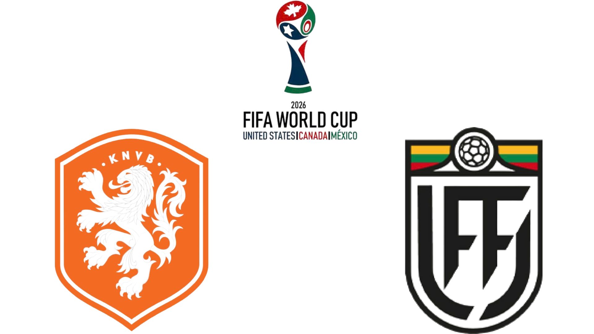 Holanda se enfrenta a Lituania en la fase de clasificacion para la Copa Mundial de 2026. Grafico: Van An
