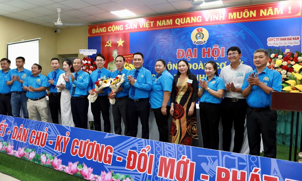 Cong doan co so Cong ty Hai Nam da to chuc Dai hoi nhiem ky 2025 - 2030. Anh: Duy Tuan