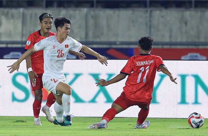 Vietnam will meet Laos in the second leg of the 2027 Asian Cup qualifiers. Photo: Minh Dan