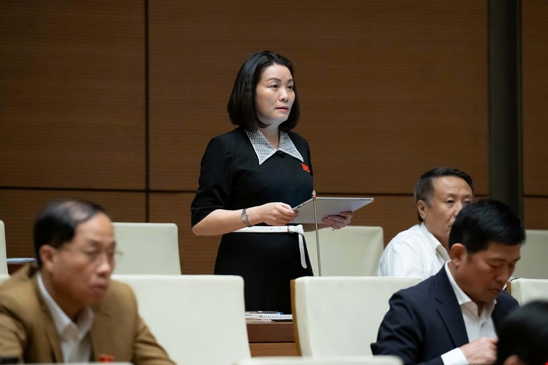 Dai bieu Nguyen Minh Tam. Anh: Pham Dong