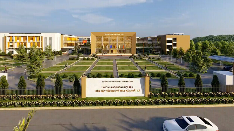 Inter-level Ethnic Boarding Schools in Lang Son will be built and put into use before September 2026. Photo: Lang Son Department of Education and Training