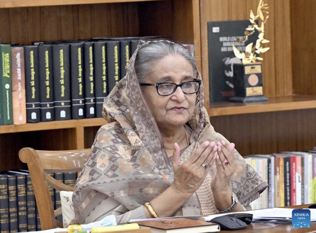 Sheikh Hasina - former Bangladesh Prime Minister - was sentenced to death in absentia on November 17. Photo: Xinhua