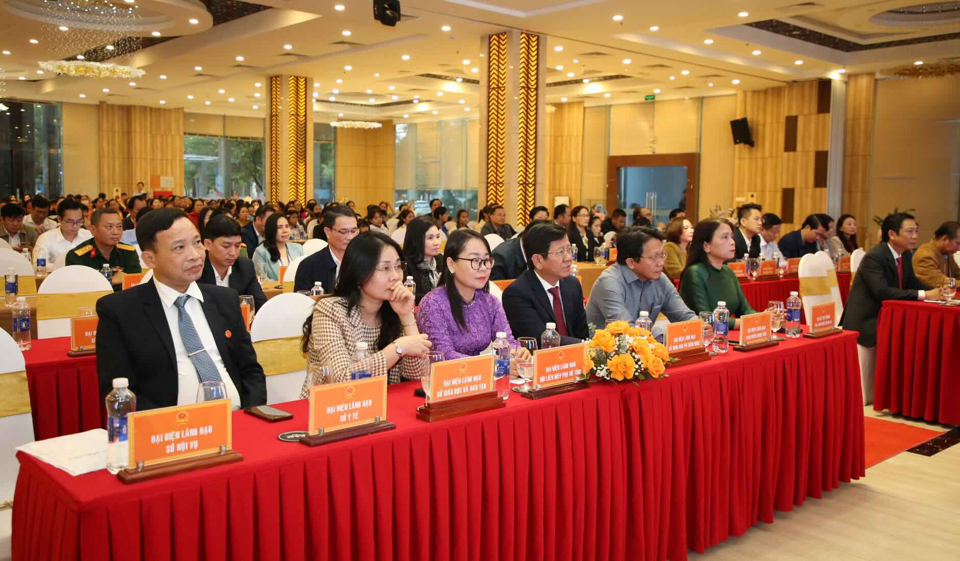 Cac dai bieu tham du le phat dong Thang hanh dong vi binh dang gioi va phong ngua, ung pho voi bao luc tren co so gioi nam 2025. Anh: Cong Sang