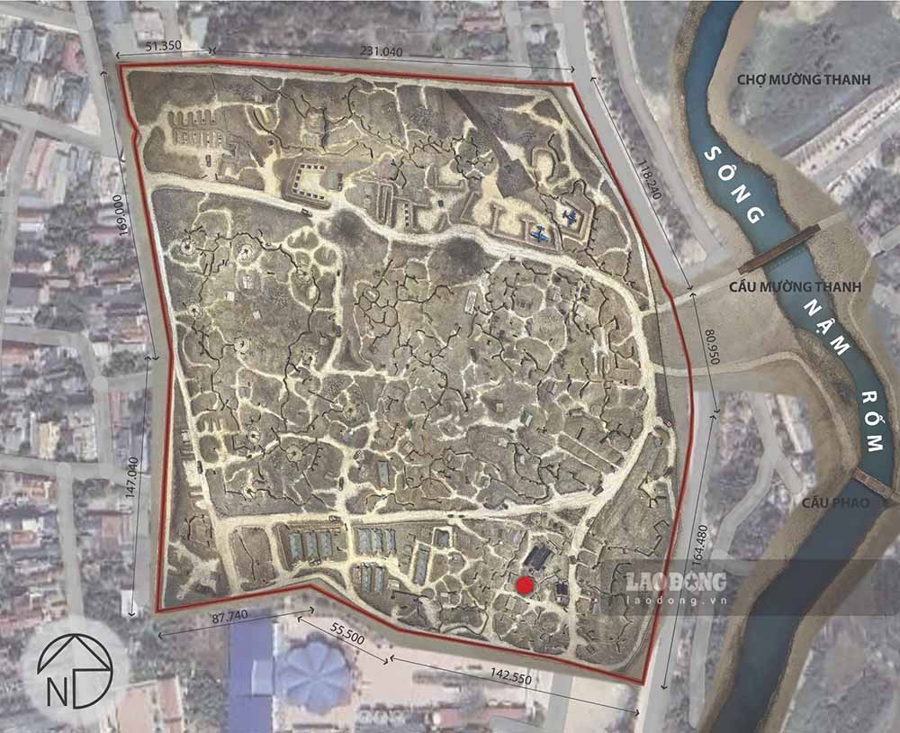 Tong the Du an “Bao ton, ton tao Trung tam Tap doan cu diem Dien Bien Phu“. Anh: Van Thanh Chuong