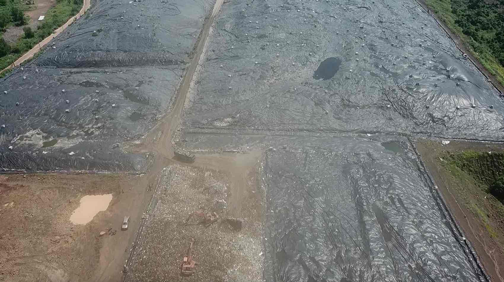 Khu xu ly chat thai Quang Trung, tinh Dong Nai. Anh tu lieu: HAC