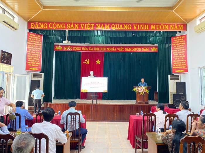 Hoi thao tuyen truyen va truyen thong ve ket qua mo hinh “Xay dung mo hinh. ap dung he thong truy xuat nguon goc cho mot so san pham mat ong cua tinh Ninh Binh” thang 10.2025. Anh Tung Thu