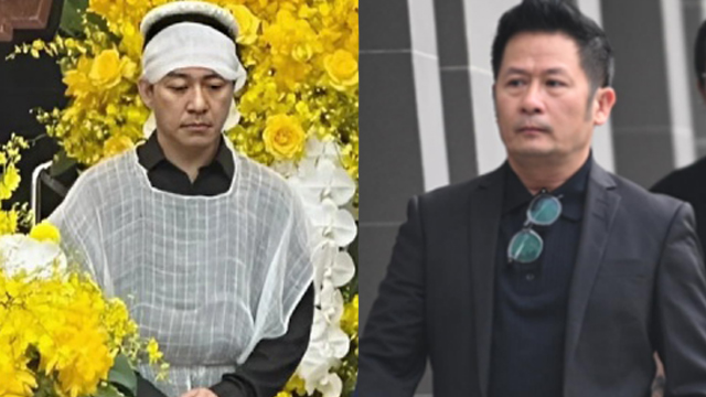 Bang Kieu, Tu Long and many Vietnamese stars came to see off singer Tuan Hung's mother. Photo cut from video