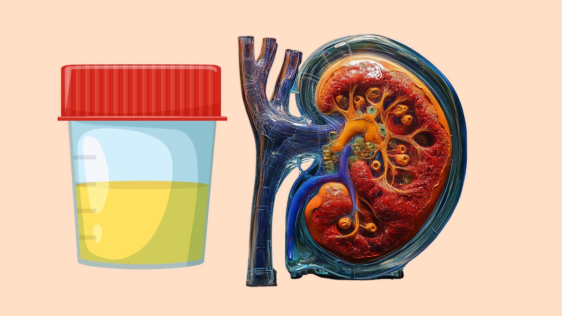 Unusual signs in urine warn of kidney problems. Graphic photo: Huong Giang