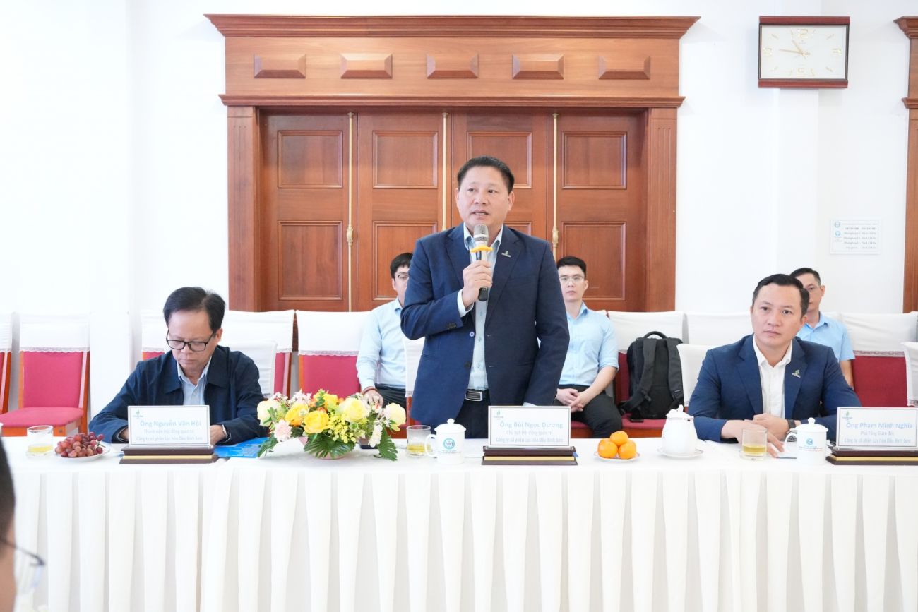 Ong Bui Ngoc Duong - Bi thu Dang uy, Chu tich HDQT BSR hy vong thoa thuan hop tac giua BSR va Truong Dai hoc Su pham Ky thuat - Dai hoc Da Nang se mang lai loi ich thiet thuc cho ca hai ben